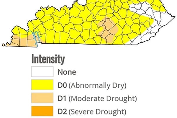 Drought returns to Kentucky as abnormally dry conditions persist across the state