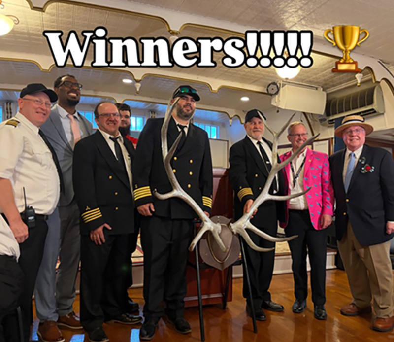 BELLE of LOUISVILLE, winners of the 2026 Great Steamboat Race. (Photo from Belle of Louisville Riverboats)