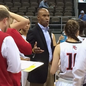 Holy Cross moved to Sweet Sixteen. (Photo by Terry Boehmker)