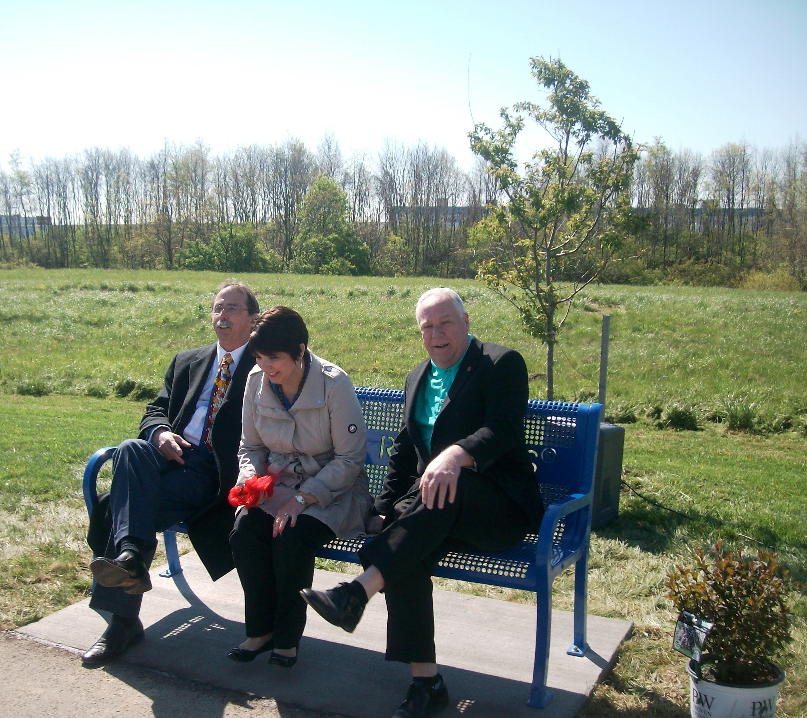Multi-use path at Aero Parkway in Boone County gets new benches thanks to Realtors’ Placemaking grant