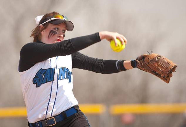 Mamee Salzer leads Thomas More in wins (16) and runs batted in (30) (Thomas More Athletics Photo)