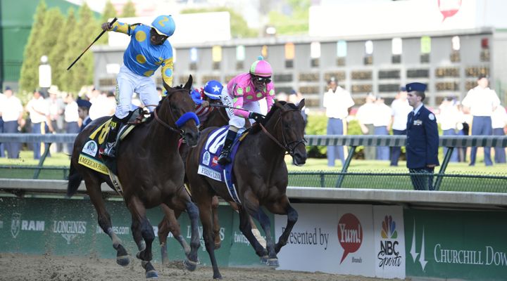 American Pharoah could become the 12th winner of the elusive honor Triple Crown on Saturday or his name will be on a longer list of runners that won the Kentucky Derby and Preakness Stakes but failed to capture the Belmont Stakes (Churchill Downs Photo)