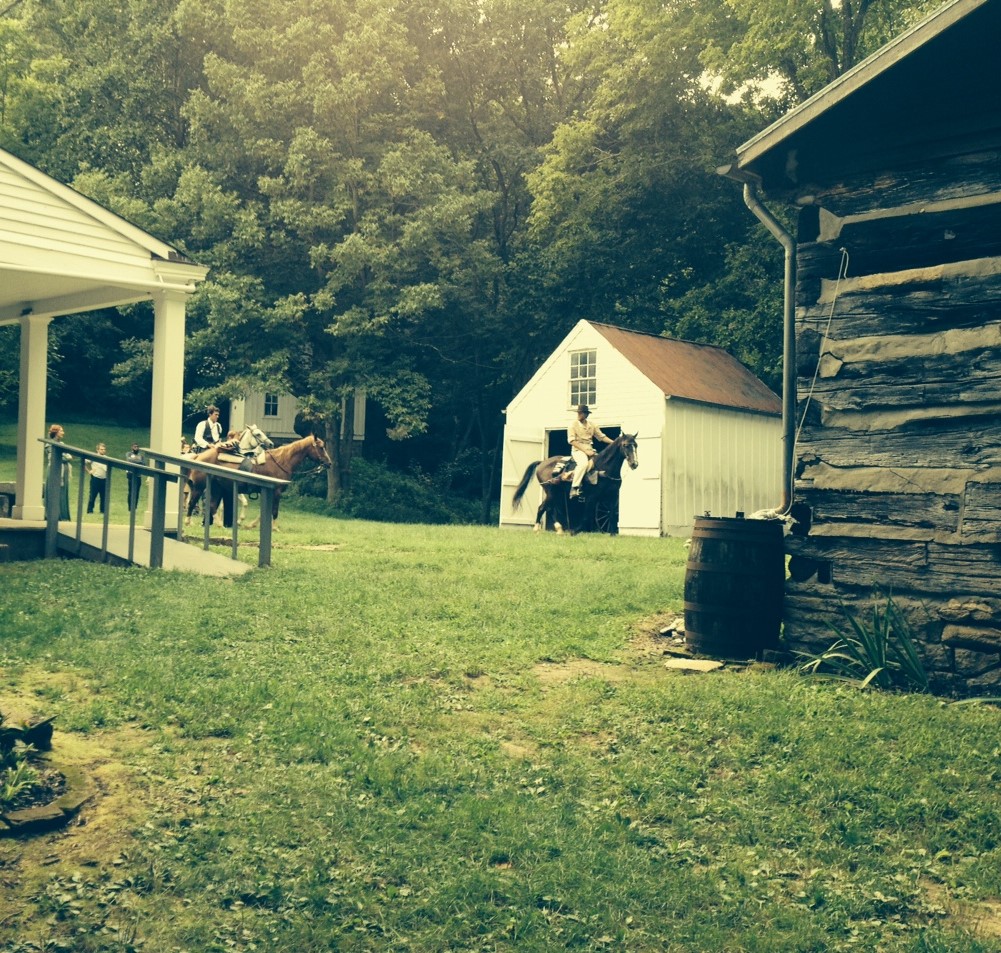 Scenes for the movie "ALL OR NOTHIN'" about the Escape of the 28, were shot at the Dinsmore Homestead in Boone County