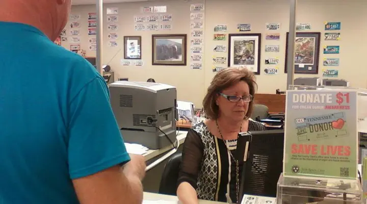 Evonne Hoback, county clerk of McMinn County, Tennessee (Photo by Andy Brusseau)