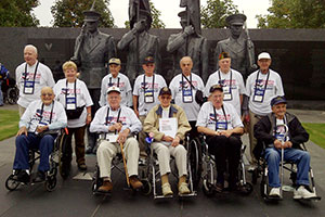 A previous Honor Flight to D.C.