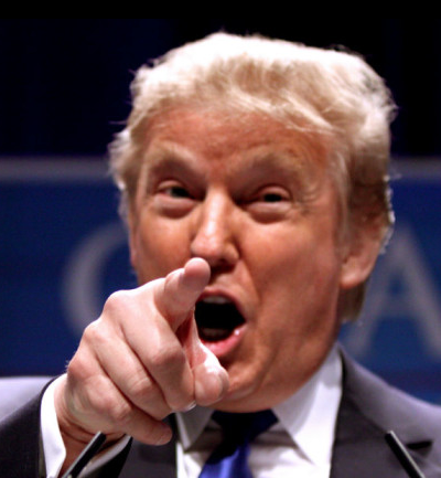 Trump -- beating the drum