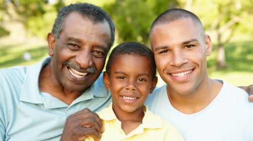 Son-father-grandfather-in-park-520x290