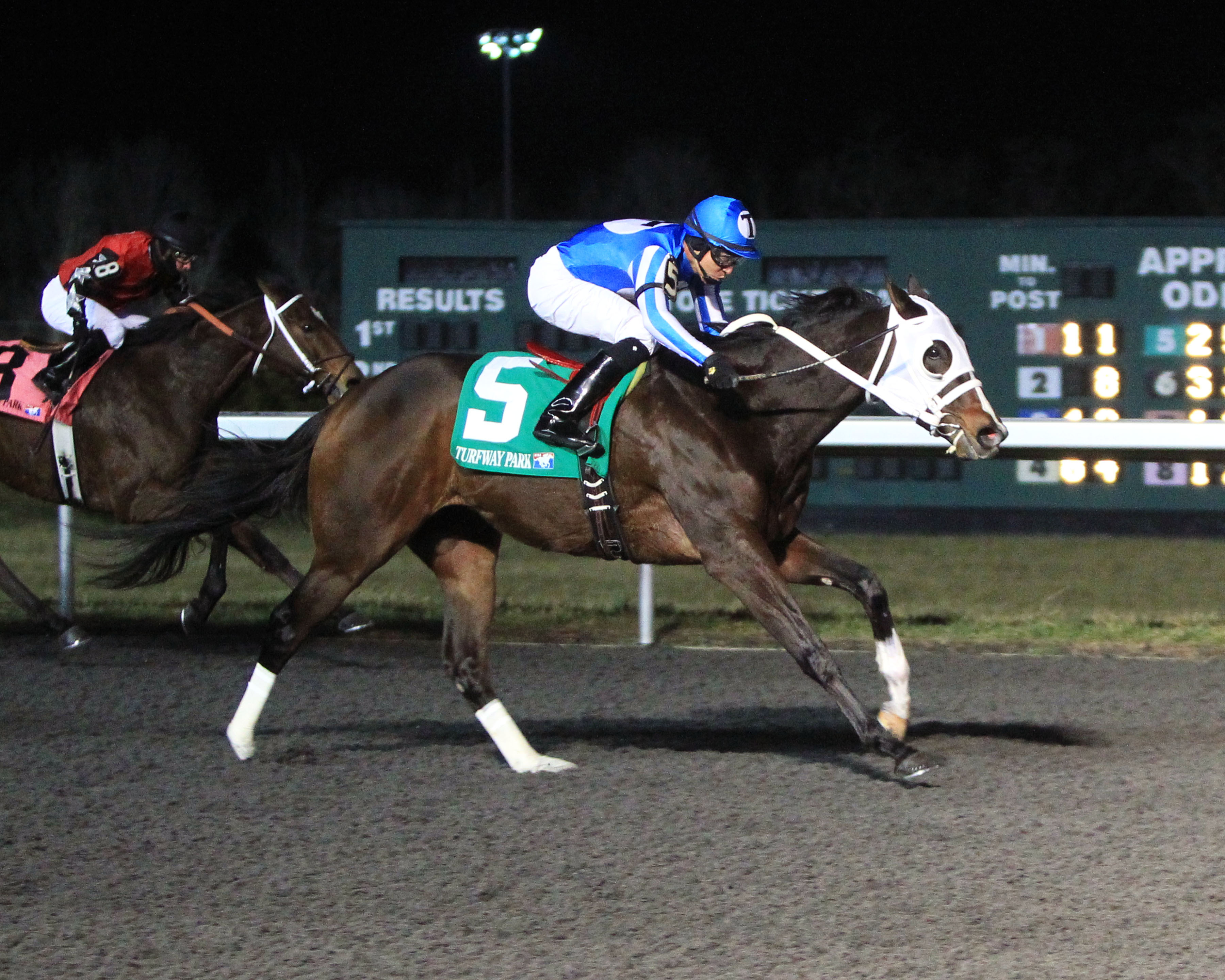 Dingdingdingding gives connections first stakes win in Forego Stakes at Turfway Park Saturday