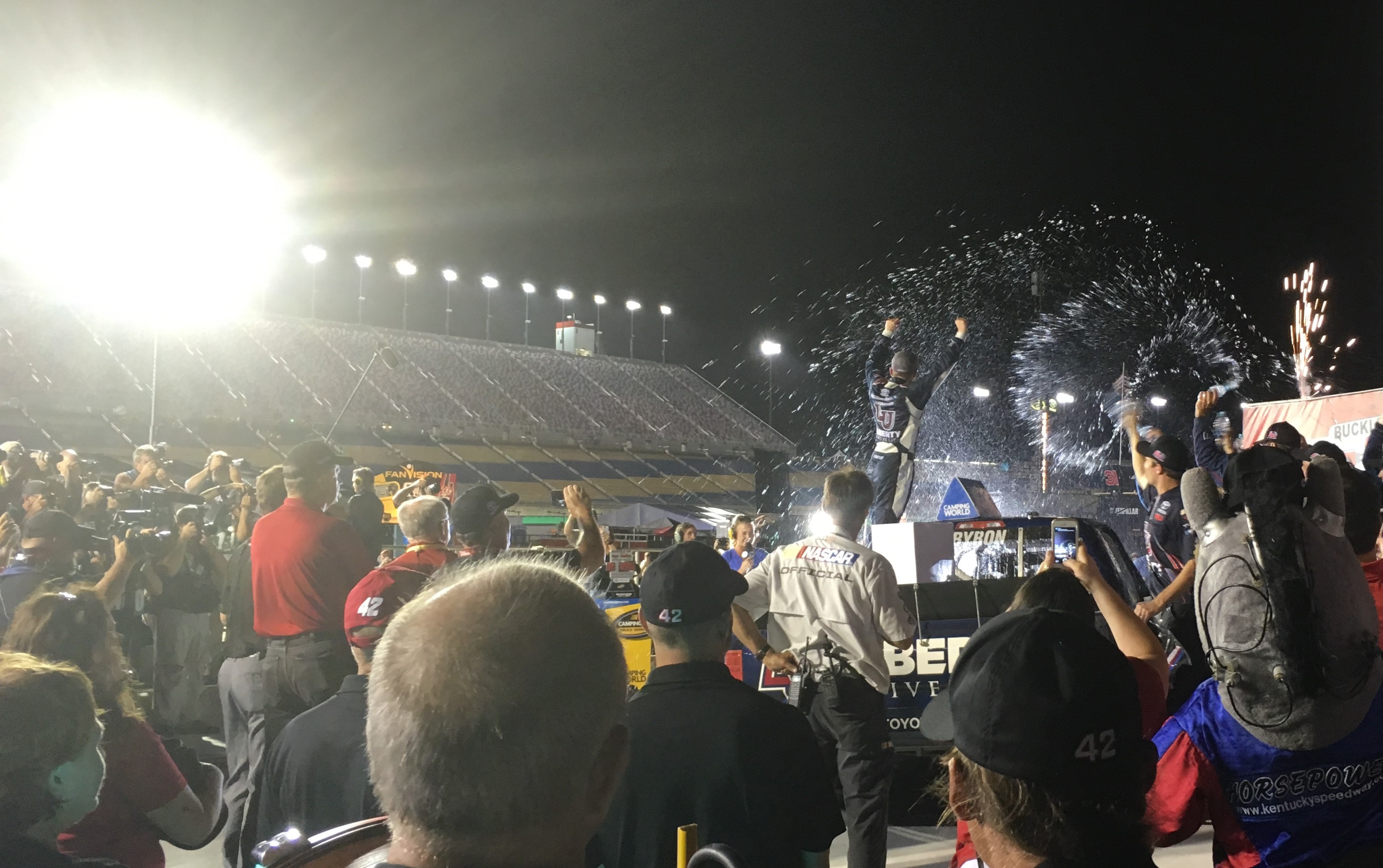 William Byron and KBM capture NASCAR CWTS Buckle Up In Your Truck 225 at Kentucky Speedway
