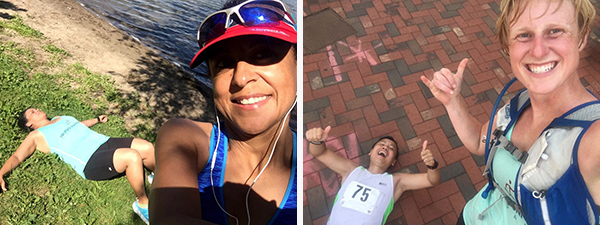 Running in the heat and humidity of summer can be a daunting task (Photos by Rocio Flores-Walls, Emily Horseman)