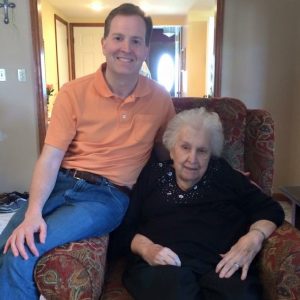 Dave Schroeder and his mother Mary Lou Schroeder
