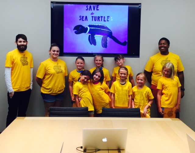 Wilderness Road Girl Scout Troop adopted Tinkerbell the sea turtle, committed to conservation practices