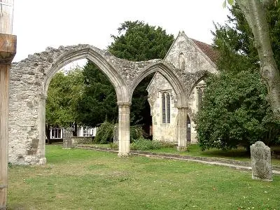 Bingham’s gift saved the remains of the church in Wilton, an ancient town three miles west of Salisbury, a famous cathedral city in Wiltshire in southwestern England (Photo from Wiltshire Council)