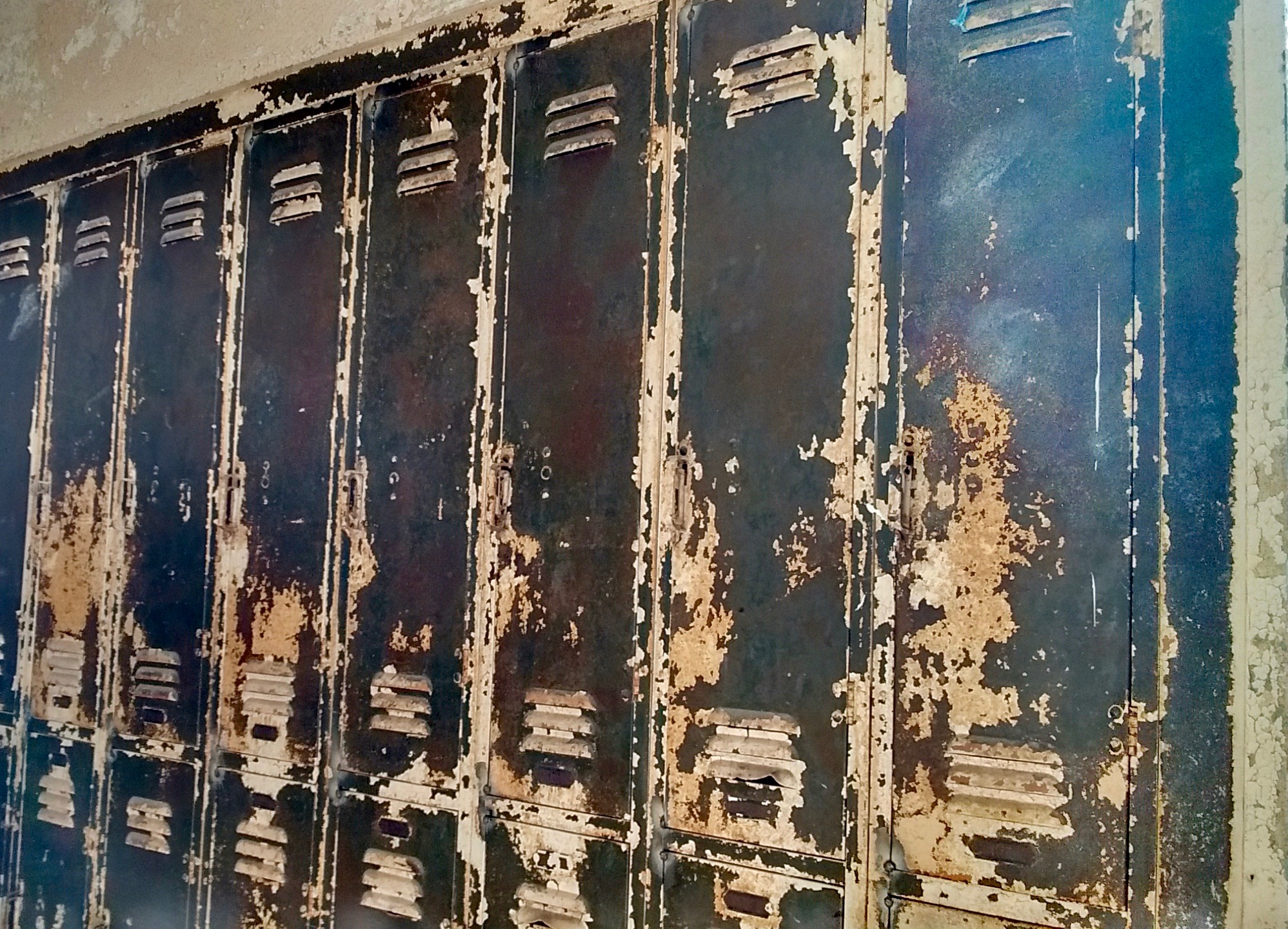 Historic school lockers being refurbished 