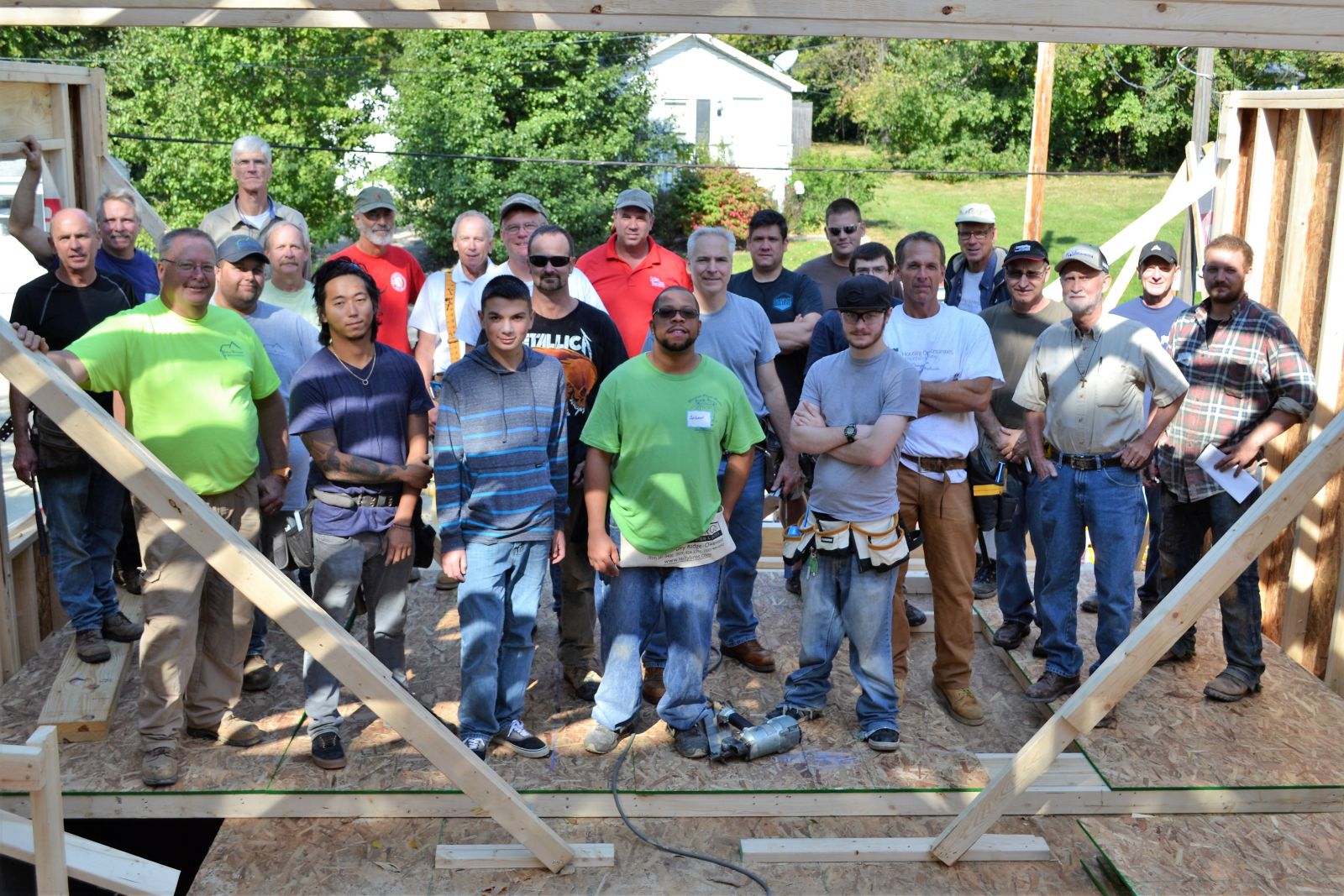 HONK partners with City of Elsmere, HBA to frame home in two days for purchase by low-income family