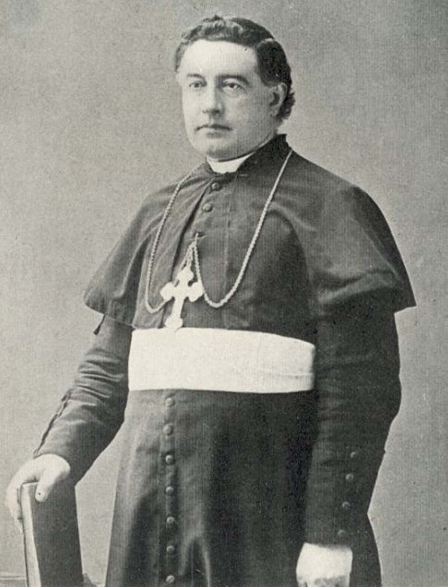 Bishop Camillus Paul Maes (1846-1915) selected the gargoyles and chimeras for the new cathedral’s façade. Courtesy of the Archives, Catholic Diocese of Covington.