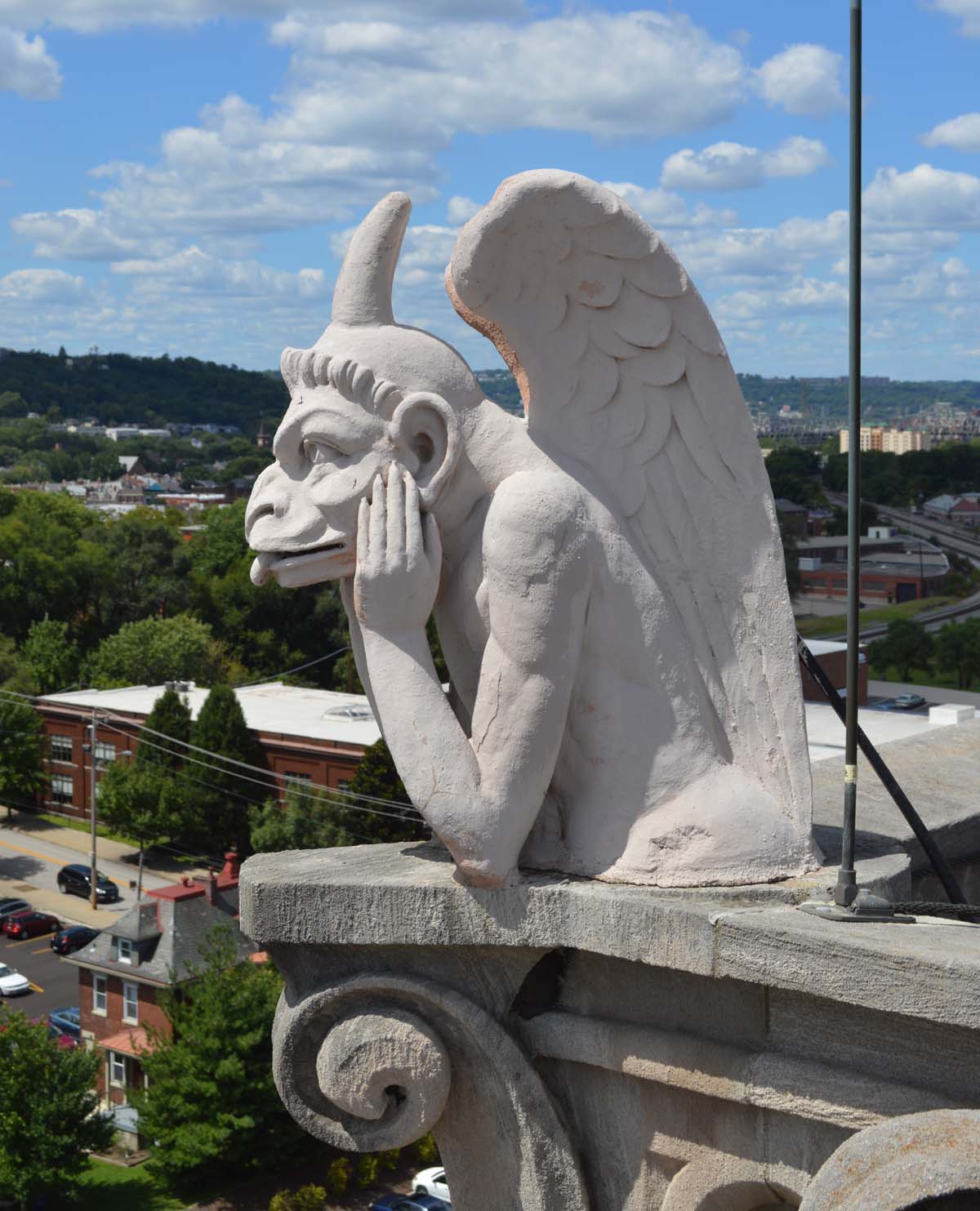  Originally named “The Pensive Demon” by Viollett-le-Duc, it is more famously known as “Le Stryge” (“The Vampire”), so named by Paris artist Charles Meryon. (Photo by Stephen Enzweiler.)