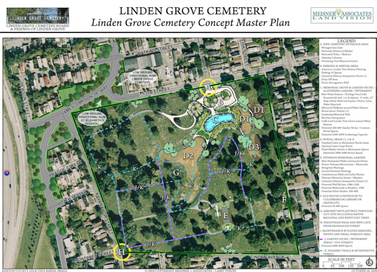 Historic Linden Grove Cemetery, largest green space in Covington