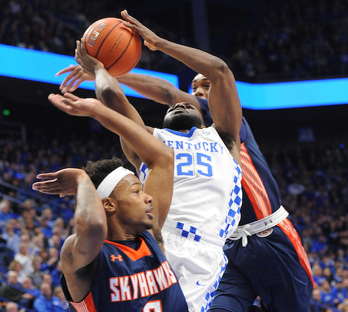 UK senior Dominique Hawkins is doing the little things for the Wildcats this season (Bill Thiry Photo)