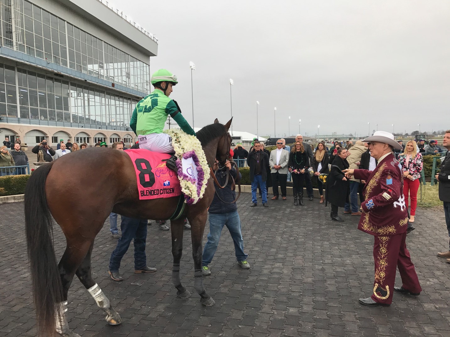 Blended Citizen steps toward Kentucky Derby with Jeff Ruby Steaks win; Go Noni Go takes Bourbonette