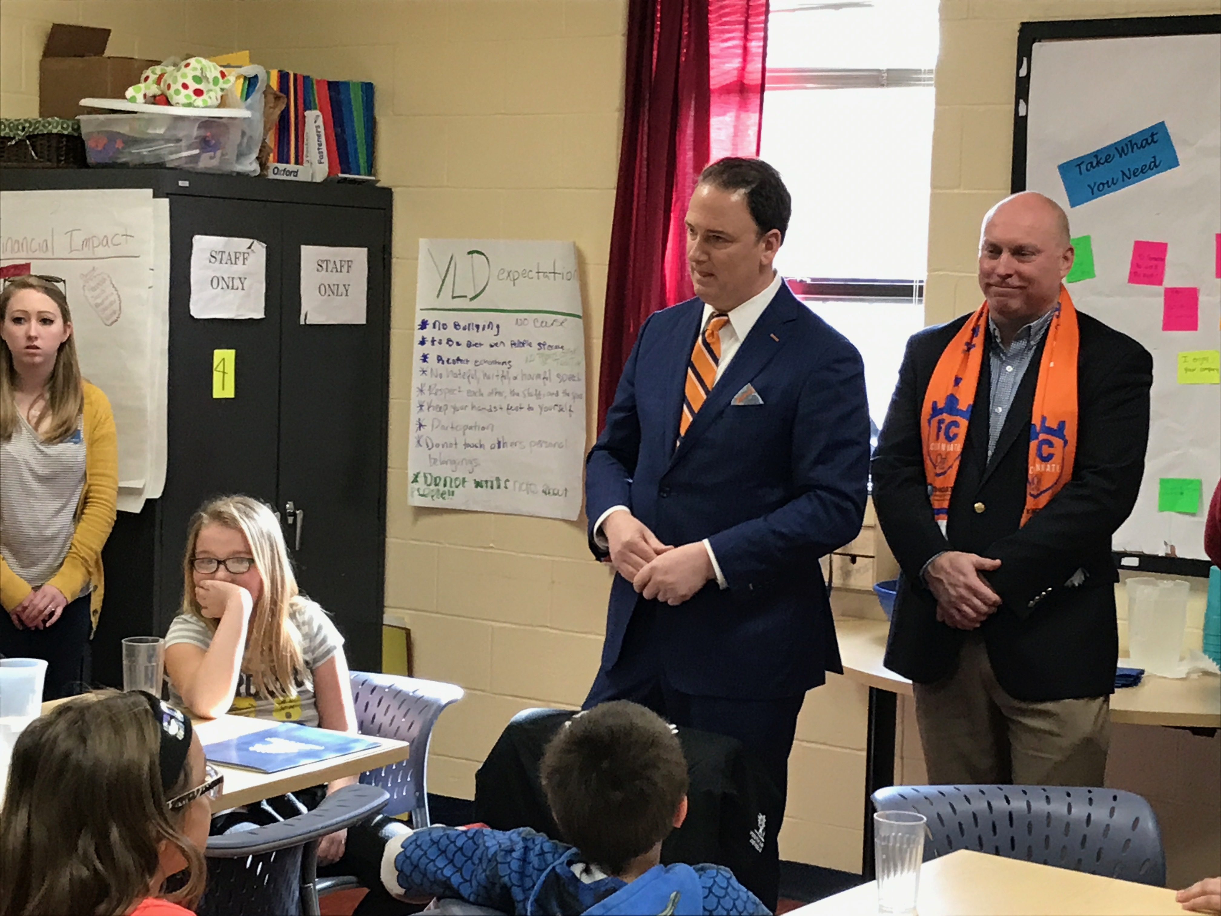 FC Cincinnati’s Berding tours NKY nonprofits, says Newport site in the running for soccer stadium