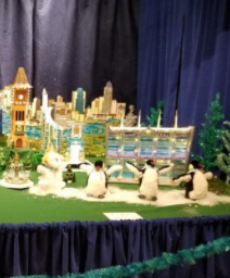 Behringer-Crawford holiday traditions begin — holiday trains, Dickens Village, Wiley Wahoo, more