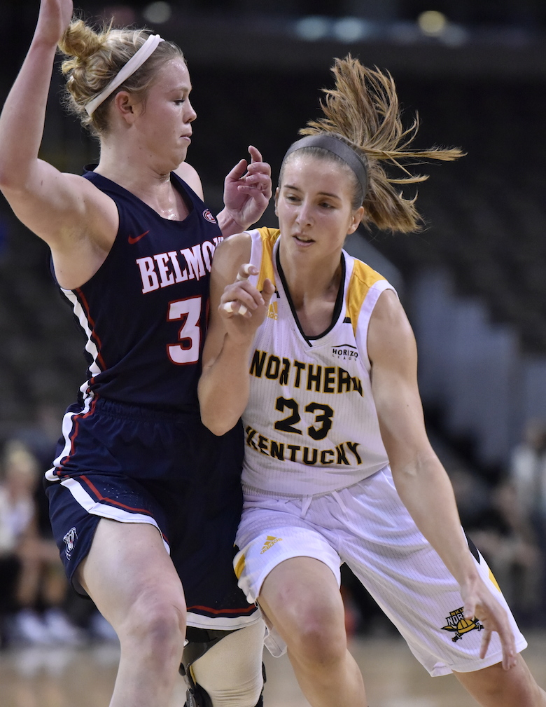 Belmont women use 27-3 spurt to ignite 71-53 victory over youthful NKU on Wednesday night