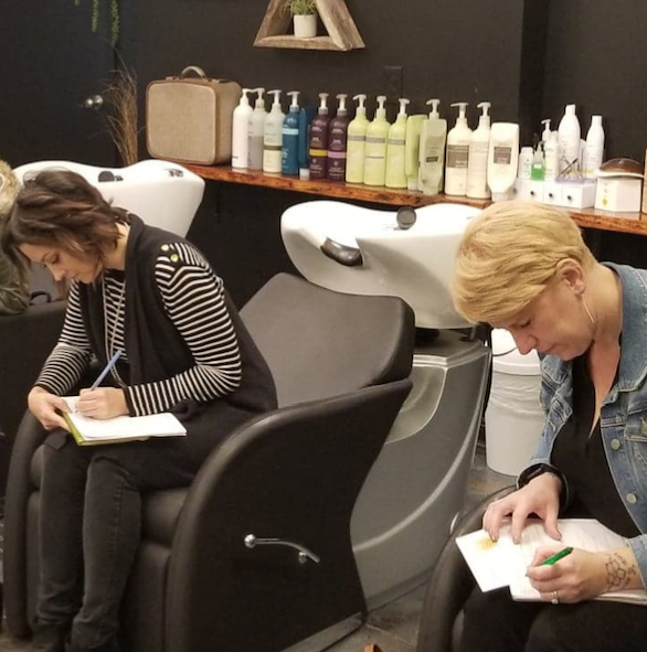 NKU grad student Taylor Zumwalt creates Highlights of Hope, working with salons to stem domestic abuse