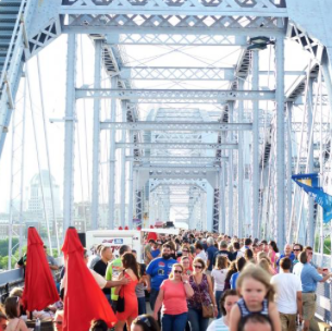 Get ready to Party on the Purple at the Purple People Bridge on Wednesdays; here’s the May schedule