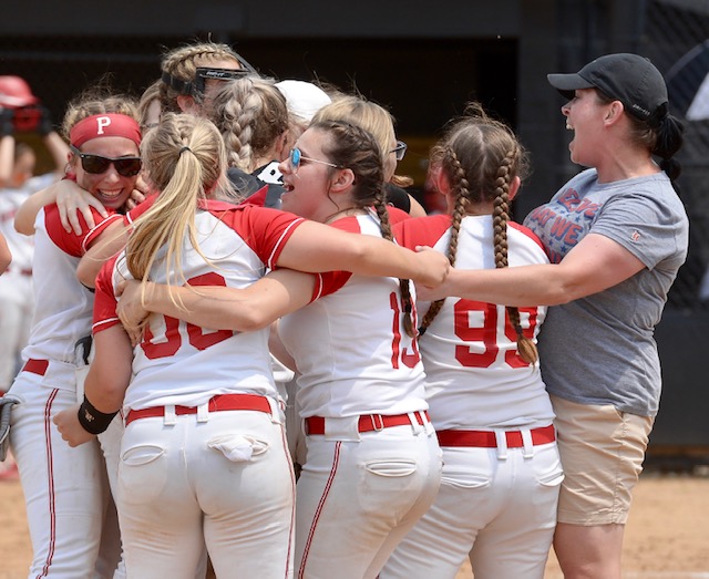 Pendleton County sneaks past Dixie Heights in sectional at NKU, as lone run scores on passed ball