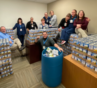 St. Elizabeth and Be Concerned partner to help feed needy families over the holidays