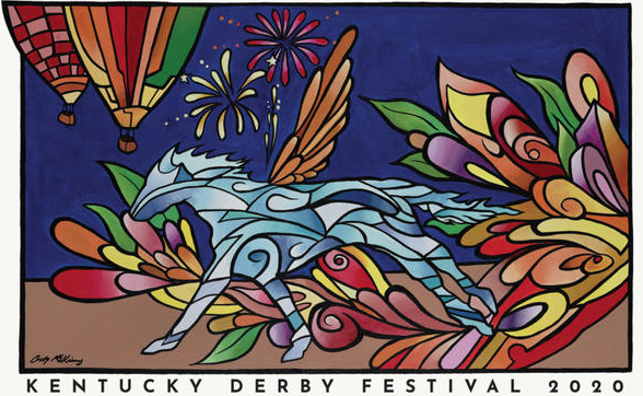 UK grad’s design, ‘Pegasus in Bloom,’ selected for 2020 Kentucky Derby Festival poster