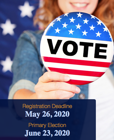 TODAY is the deadline to register to vote in June 23 primary; state portal open to ask for mail-in ballot