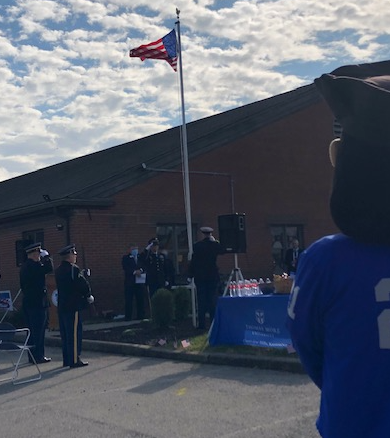 Thomas More University honors veterans with ceremony, dedication of flag pole, and student essays