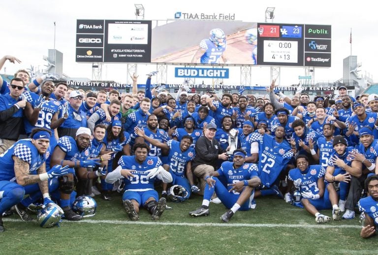 Kentucky edges North Carolina State in TaxSlayer Gator Bowl for third