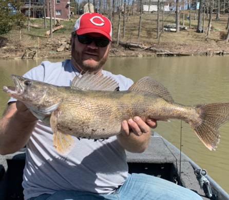 At end of Verona fisherman Wolfgang Kratzenberg’s line was a state-record saugeye at 9.05 pounds
