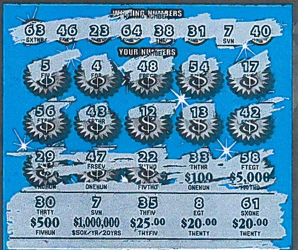Campbell County man gets a big boost to his bank account following $1 million Lottery scratch-off win