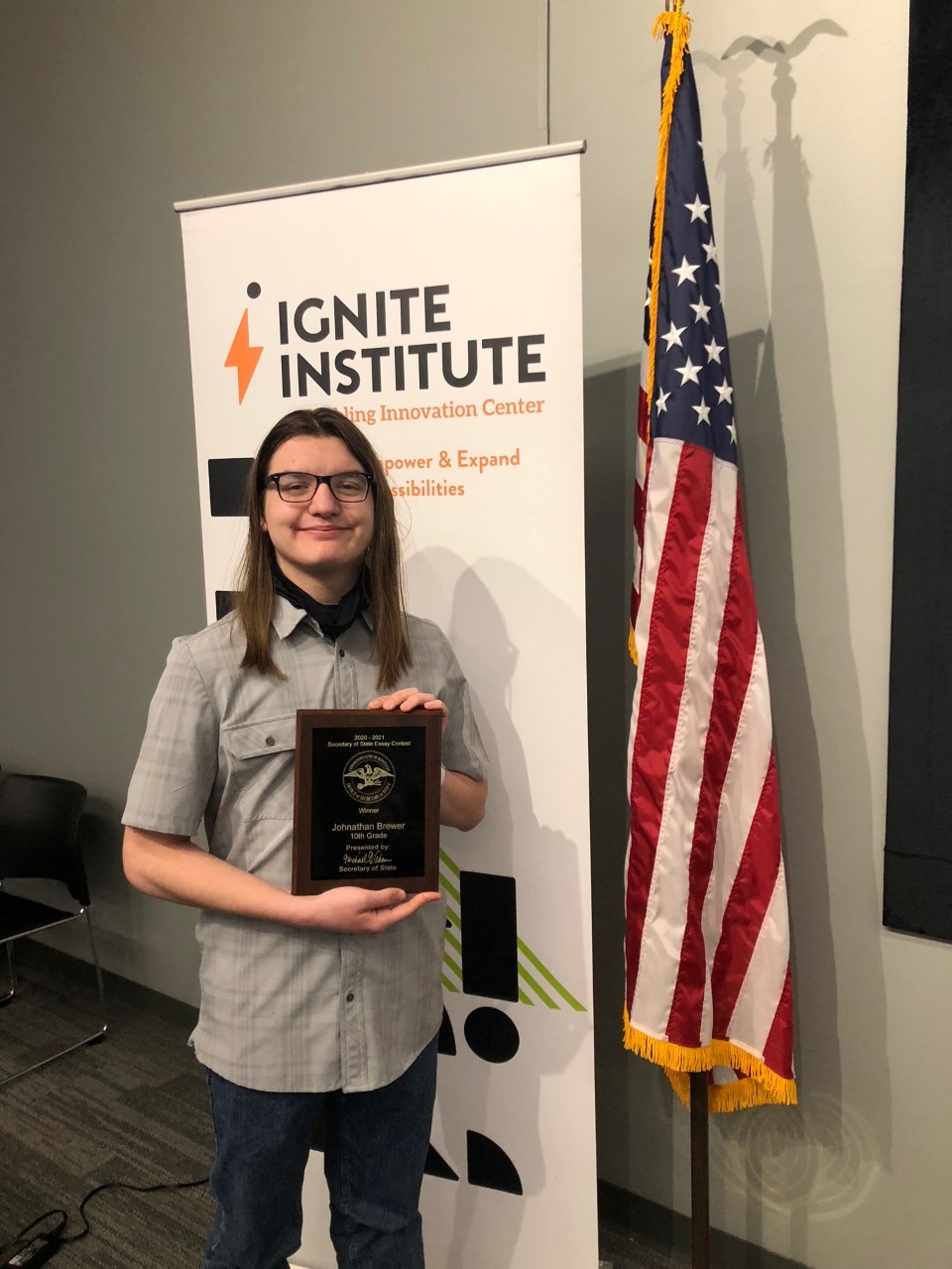 Cooper sophomore Johnathan Brewer is top winner of statewide essay contest on KY’s election system