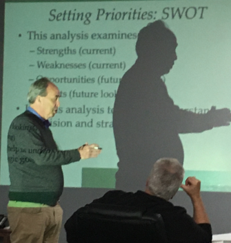 Dayton City Council on strategic planning session to identify issues facing city, promote teamwork
