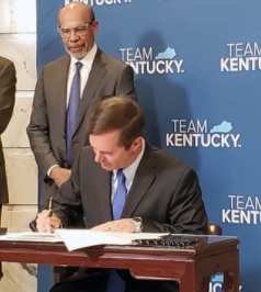 Governor gives final regularly scheduled COVID briefing, lifts restrictions for most settings