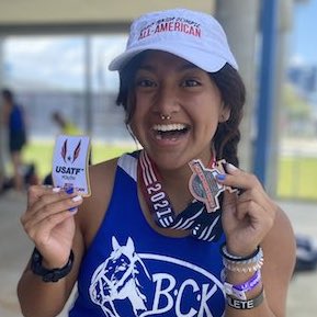 High school athletes earned All-America honors in 12 events at Junior Olympic track championships