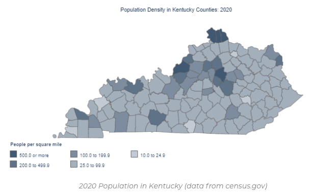 U.S. Census shows Kentucky grew by 3.8% (166,469 people); 4.5 million ...