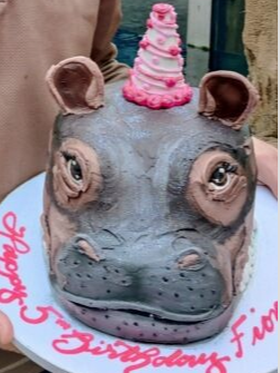 And we remember when she was a newborn: World-famous hippo Fiona is FIVE today — Happy Birthday!
