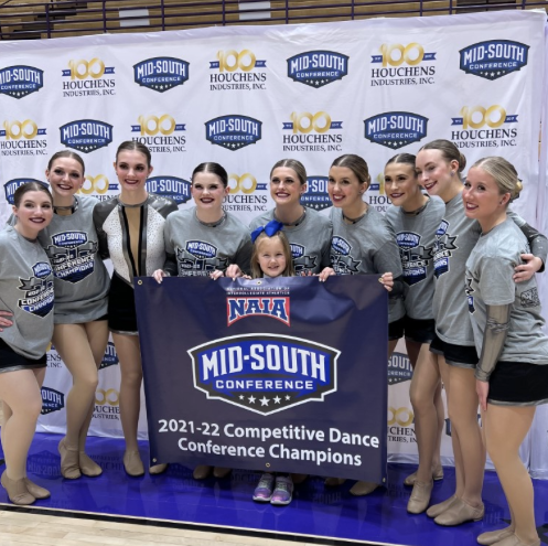 Thomas More University’s dance team and young cancer patient Marley Johns are ‘a real team’