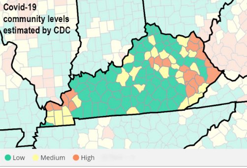 COVID-19 cases in Kentucky dropped 41% last week, after steep increases; hospializations, deaths low