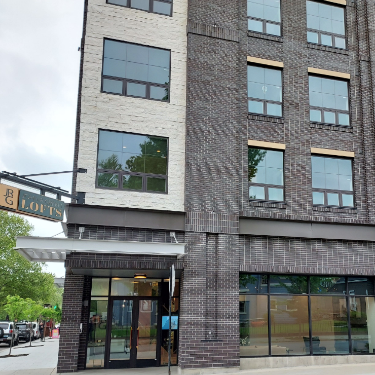 Beyond the Curb: It’s River City Living apartment-style in the John R. Green Lofts in MainStrasse