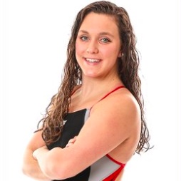 Local swimmer was leading scorer on top team in women’s standings at U.S. national championships