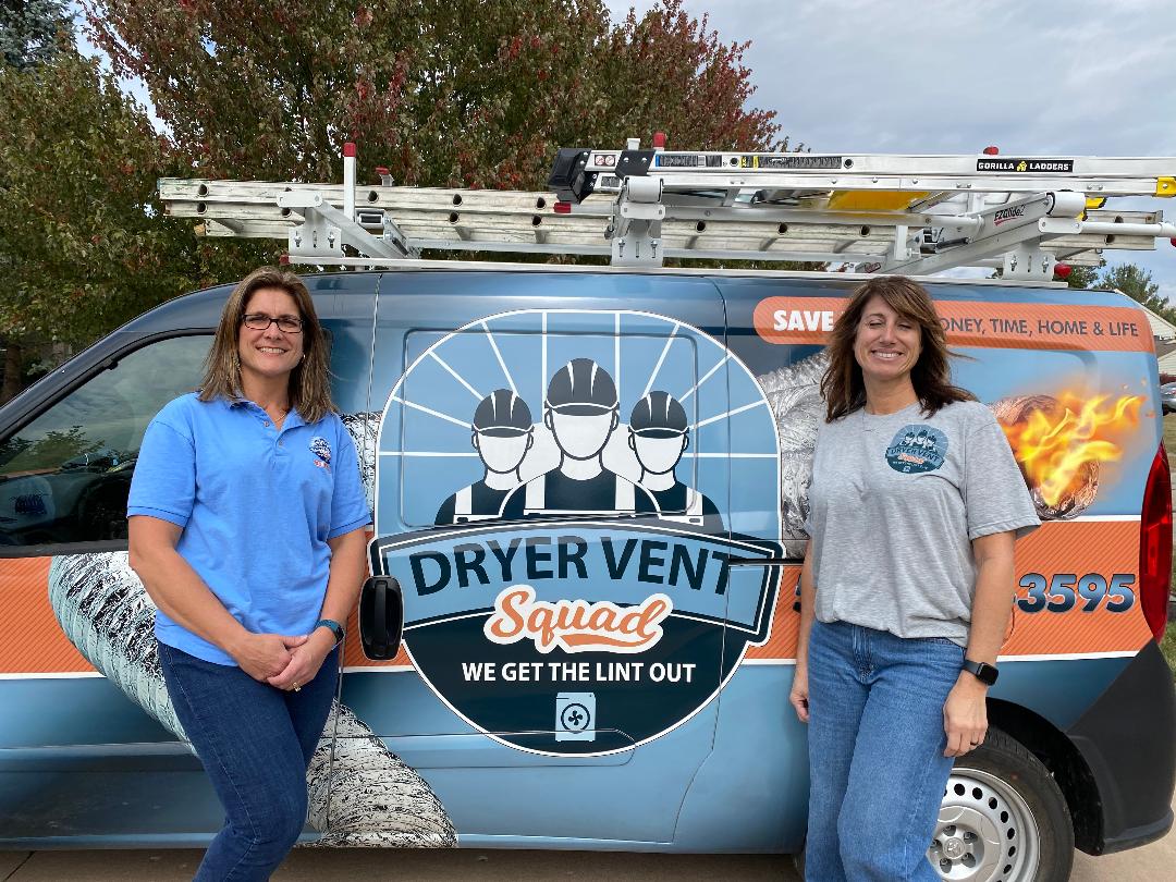 Two enterprising women start Dryer Vent Squad after changing career