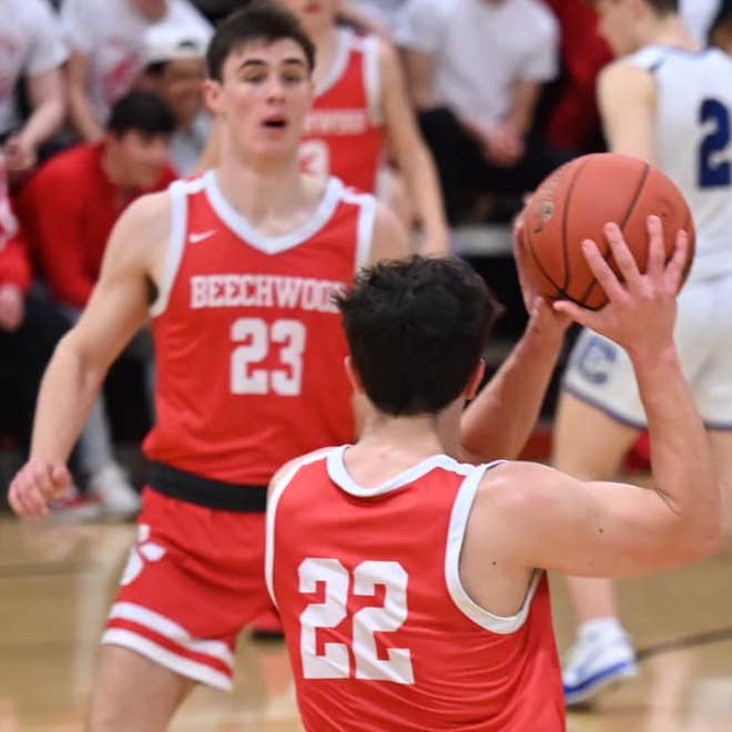 Beechwood boys basketball team posts season’s first win with balanced scoring effort against Brossart