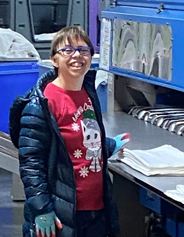 Steve Roark is adding on pounds at Point/Arc Commercial Laundry, a social purpose business